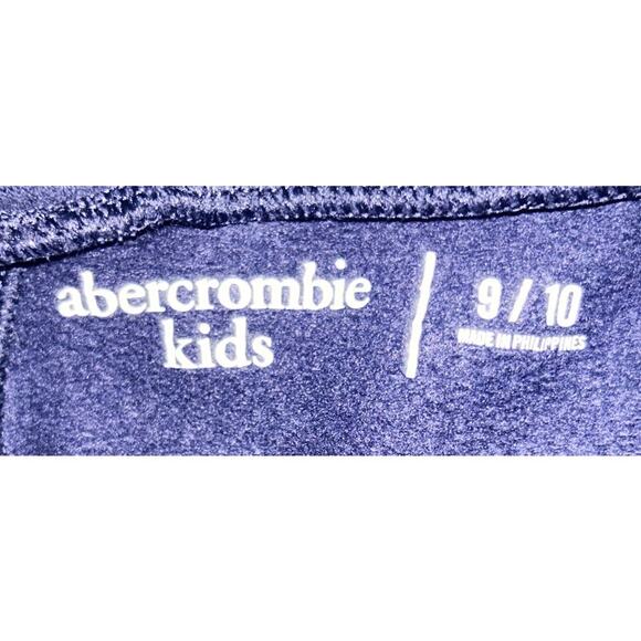 Abercrombie Kids Blue Fleece Drawstring Sweat Shorts Boy's 9/10 - Picture 6 of 7